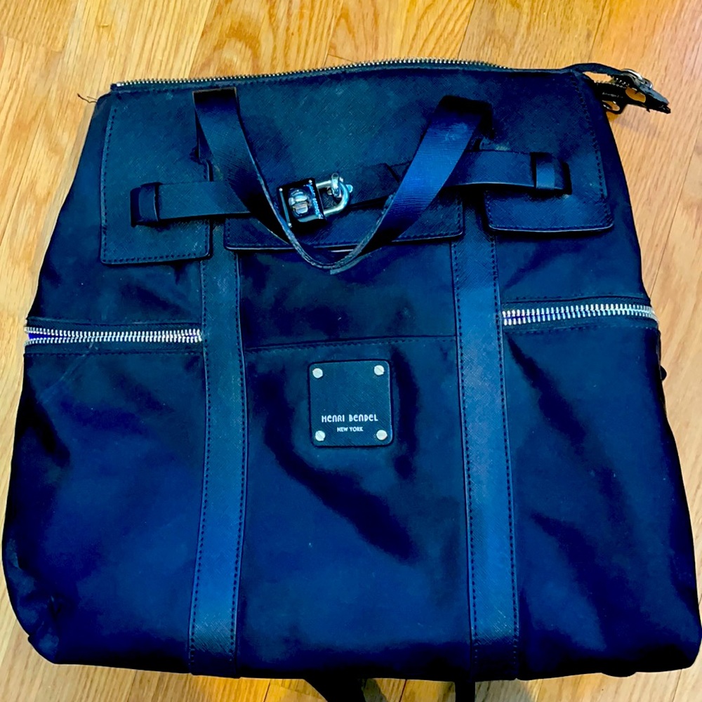 Henri Bendel jetsetter convertible backpack purse.